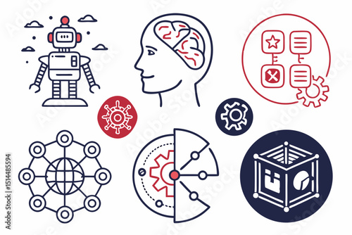 set of icons