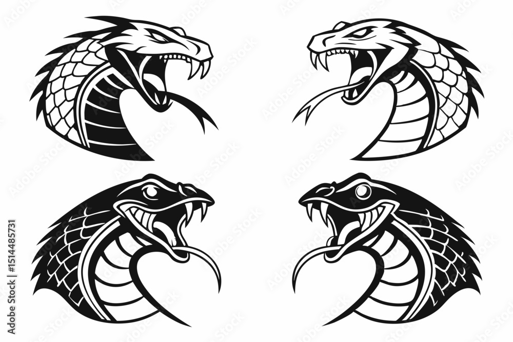 Naklejka premium eagle tattoo set