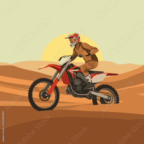 motocross vector art