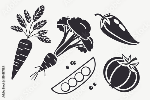 set of icons