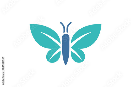 Butterfly Lungs Health Logo Vector Illustration