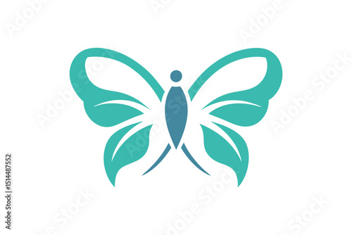 Creative Butterfly Lungs Fitness Logo Design