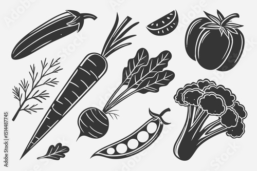 vegetables seamless pattern