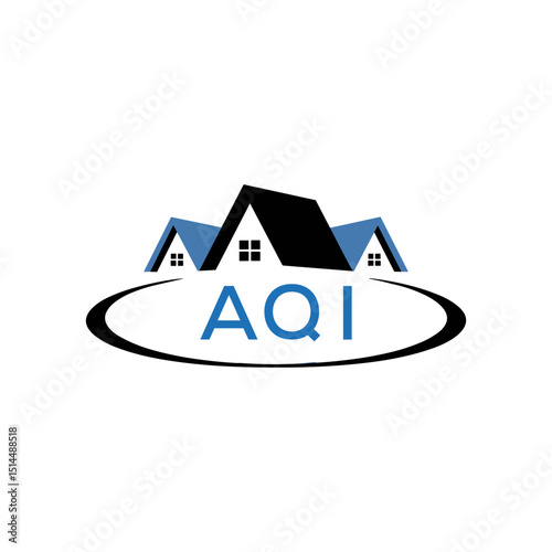 Initial AQI Letter Linked Logo for business and company identity. Modern AQI Letter Logo Vector Template with modern trendy golden logo.
