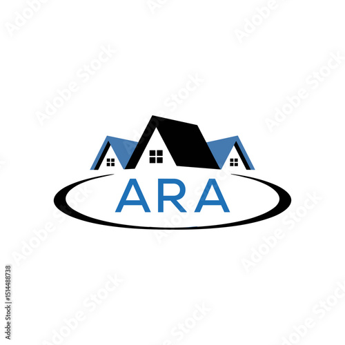 Initial ARA Letter Linked Logo for business and company identity. Modern ARA Letter Logo Vector Template with modern trendy golden logo.
