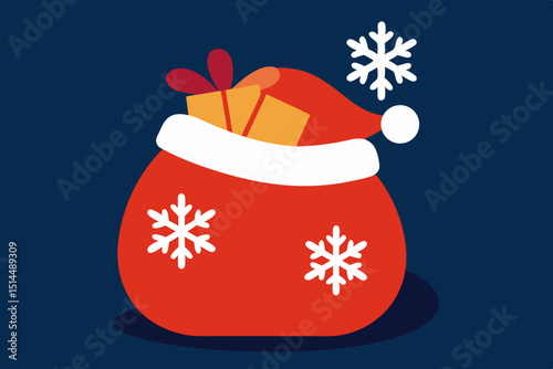 santa claus and christmas ball