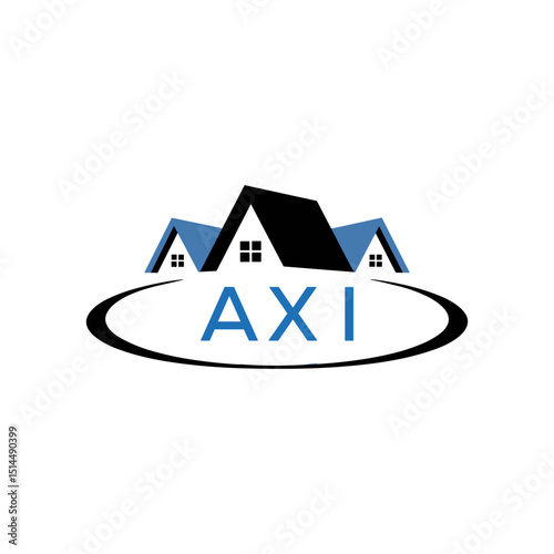 Initial AXI Letter Linked Logo for business and company identity. Modern AXI Letter Logo Vector Template with modern trendy golden logo.
