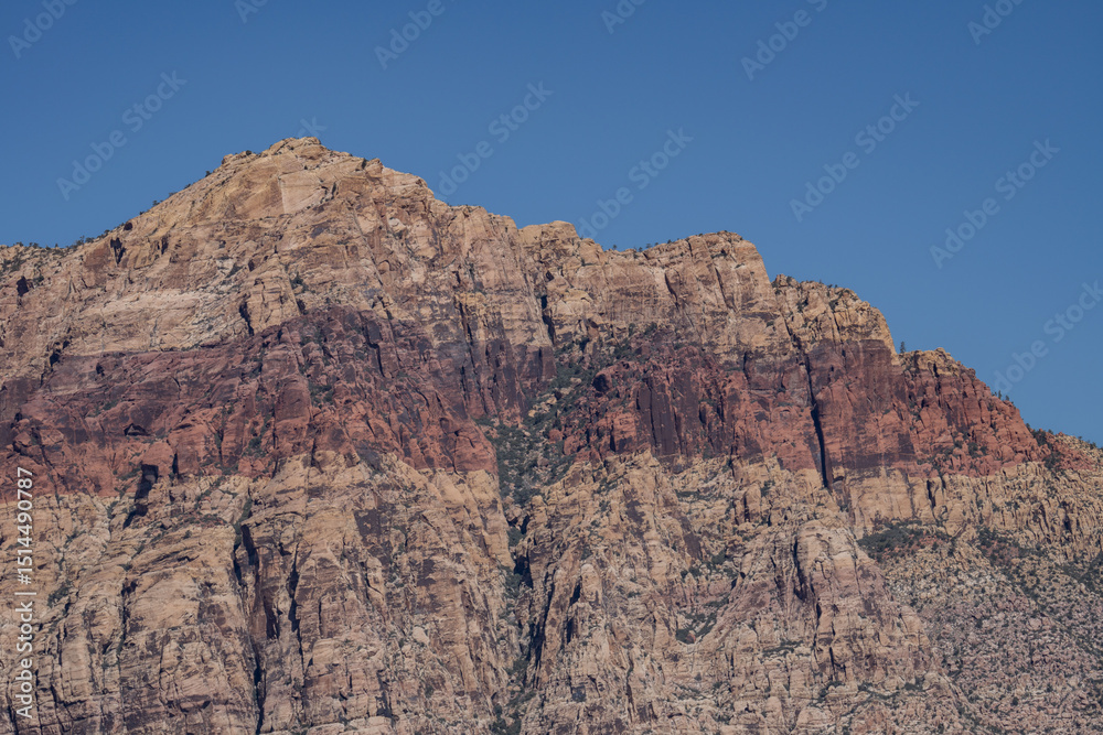 Fototapeta premium Aztec Sandstone(Jurassic) geological formation. weathering. Red Rock Canyon National Conservation Area, Las Vegas, Clark County, Nevada. Mojave Desert. Basin and Range Province 