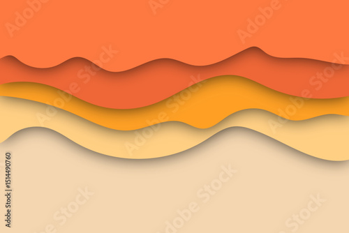 Colorful Abstract Layered Paper Cut Backgrounds Collection. Colorful Modern 3D Fluid Shapes, Wavy Patterns, Creative Geometric Art Templates for Posters, Banners, Presentations, and Web Design