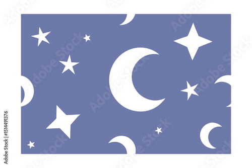 White twilight pattern subtle floral vector art illustration