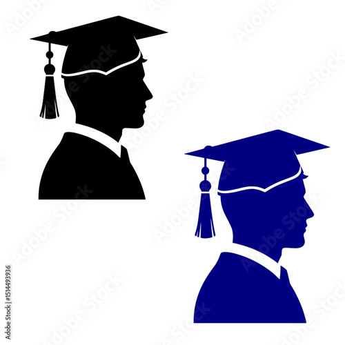 Academic silhouette icon