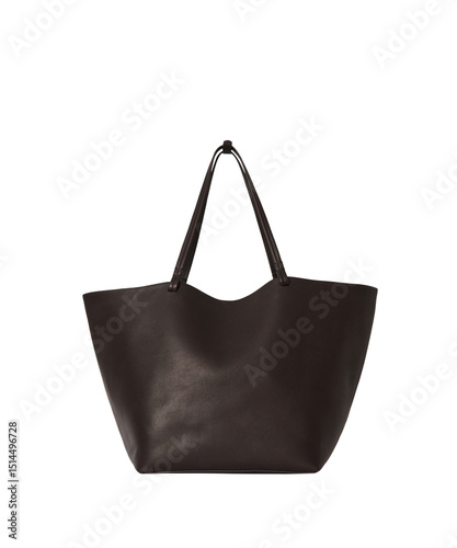 Women's classic handbag, fashion bag transparent background, fashion purse handbag , Fashionable stylish Shoulder Bag mockup, maroon leather woman's bag