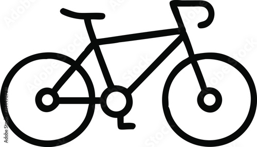 silhouette of a bicycle