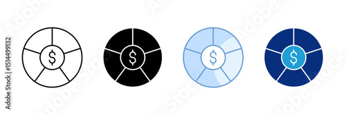 5S Methodology Icon Set Multiple Style Collection