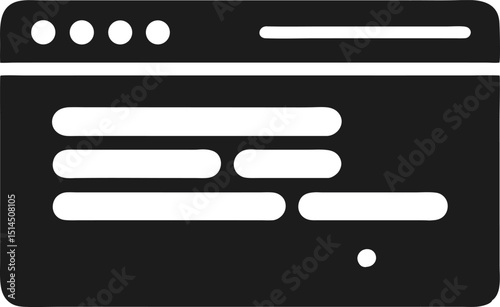 Basic call to action button pack in black silhouette design for web and app ui