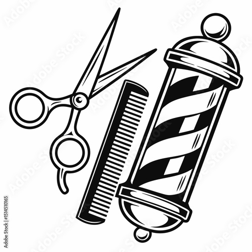 black-and-white-vintage-barbershop-logo (12)