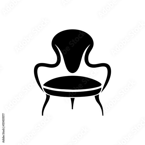Furniture Silhouette Logo for Studio Brand