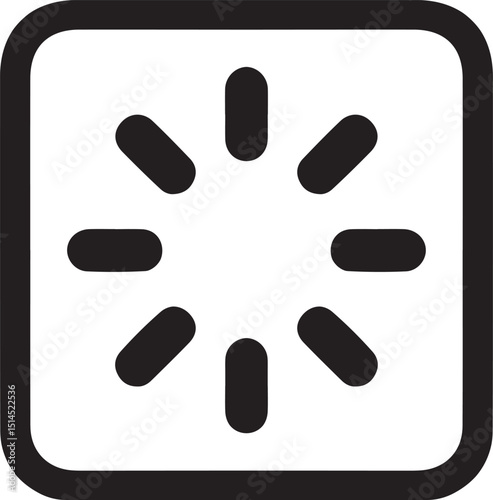 Microchip icon representing integrated circuits electronics hardware components semiconductor technology data processing and embedded systems for innovation visuals