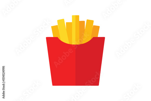 french fries and ketchup