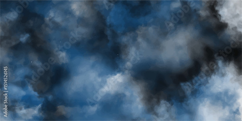 Dramatic dark storm rain clouds black sky background. Dark thunderstorm clouds rainny atmosphere.Gewitterwolken, Depression, melancholische Stimmung.
