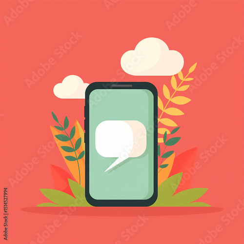 Seamless Mobile Communication Instant Messaging App Design Concept