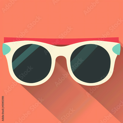 Stylish Summer Sunglasses Retro Round Frames, Bold Colors, and a Classic Design for Sunny Days