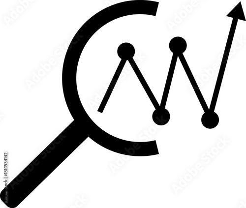 Data analysts vector logo icon