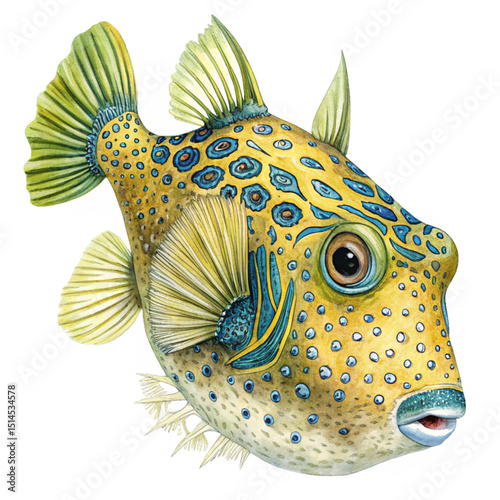 Boxfish Tropical Colors