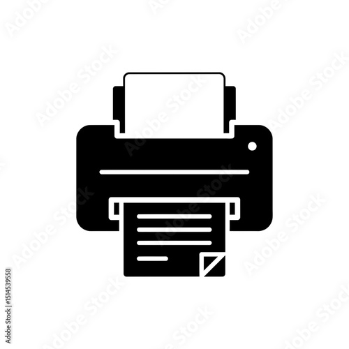 Printer ejecting paper with printed document output