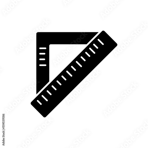 Ruler with Centimeter and Inch Markings Measurement Tool