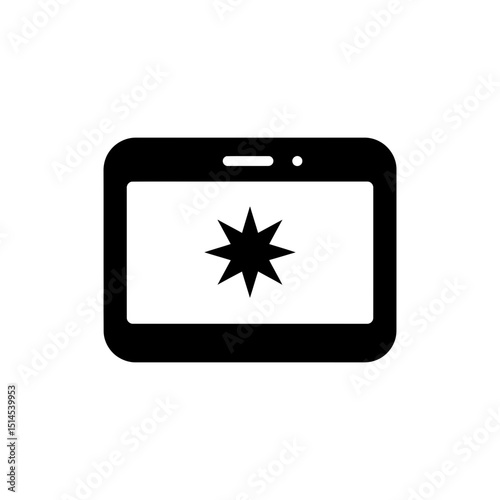 Command box with AI spark symbolizing artificial intelligence activation