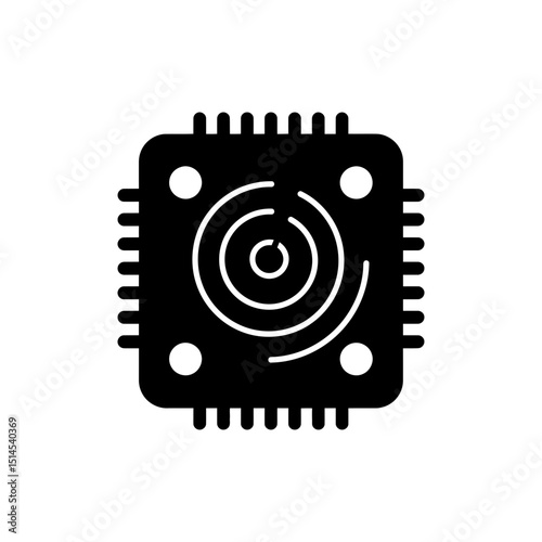 Radar Scanning Chip with Signal Waves and Digital Interface