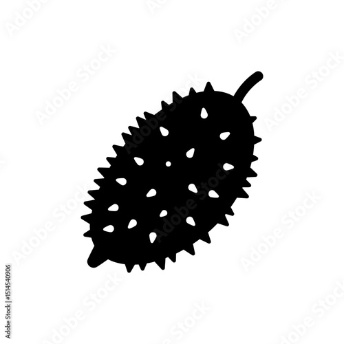 Fresh Gac Fruit with Spiky Exterior Ready for Harvest