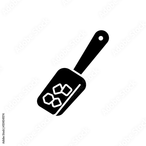Scoop of chunky relish showing texture isolated on white background