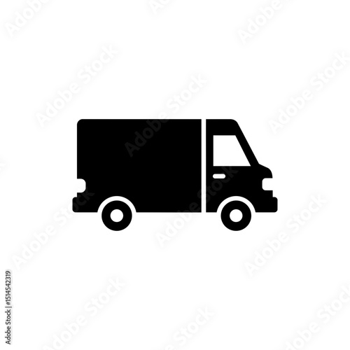 Transport van with open side door showing cargo space and access