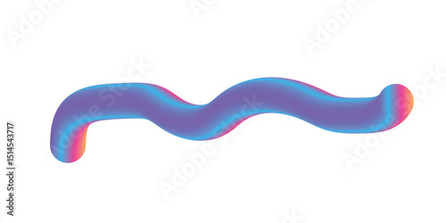 A flowing abstract design featuring a gradient wave with vibrant neon hues, showcasing a modern and trendy artistic appearance suitable for tech, design, and creative projects