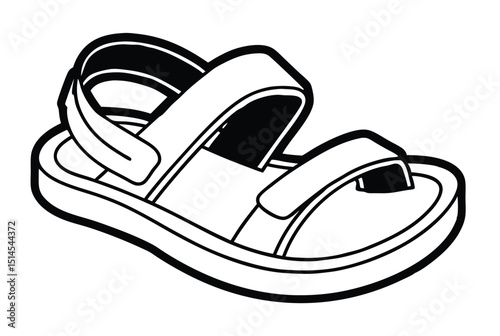 vector illustration of a pair of shoes