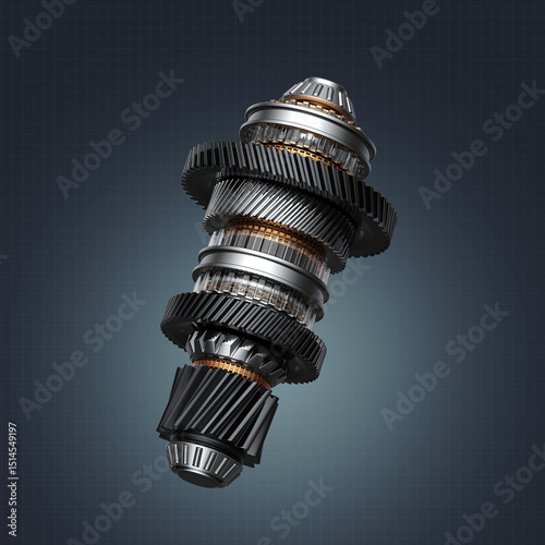 Intelligent electrical motor electrical appliances motor exploded diagram decomposition structure fan 3C digital motor circuit accessories