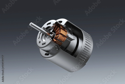 Intelligent electrical motor electrical appliances motor exploded diagram decomposition structure fan 3C digital motor circuit accessories
