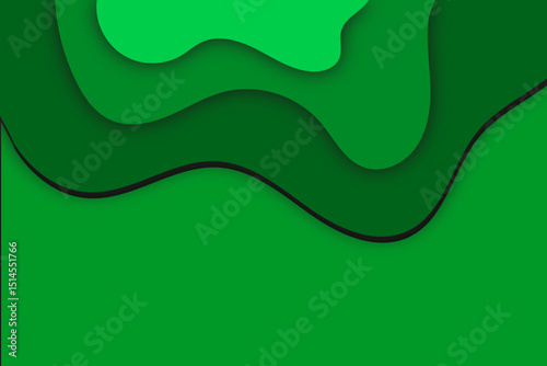 Colorful Abstract Layered Paper Cut Backgrounds Collection. Colorful Modern 3D Fluid Shapes, Wavy Patterns, Creative Geometric Art Templates for Posters, Banners, Presentations, and Web Design
