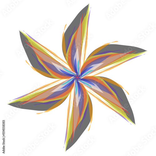 abstract flower vector illustration