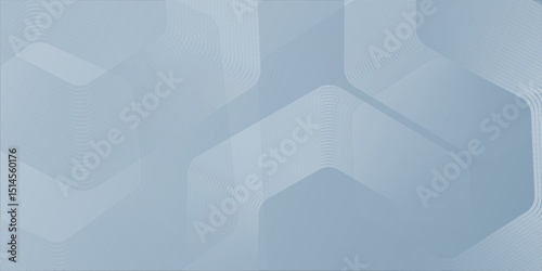 Abstract hexagon lines on gray background. Geometric stripe line art design modern. illustrtion