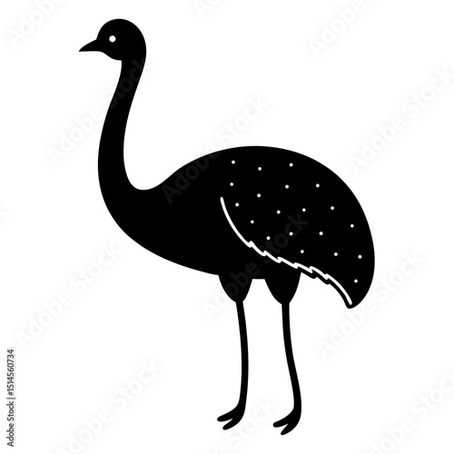 ostrich vector illustration