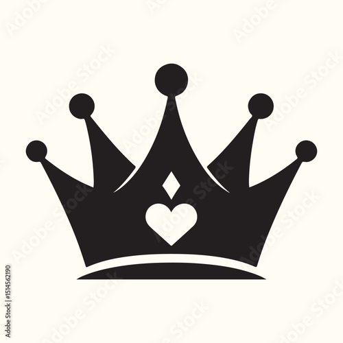 Crown icons set