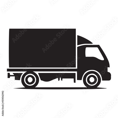 truck isolated on white background