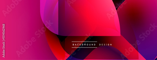 Abstract vibrant background. Pink, purple hues blend, creating dynamic shapes. Modern design element for digital projects.