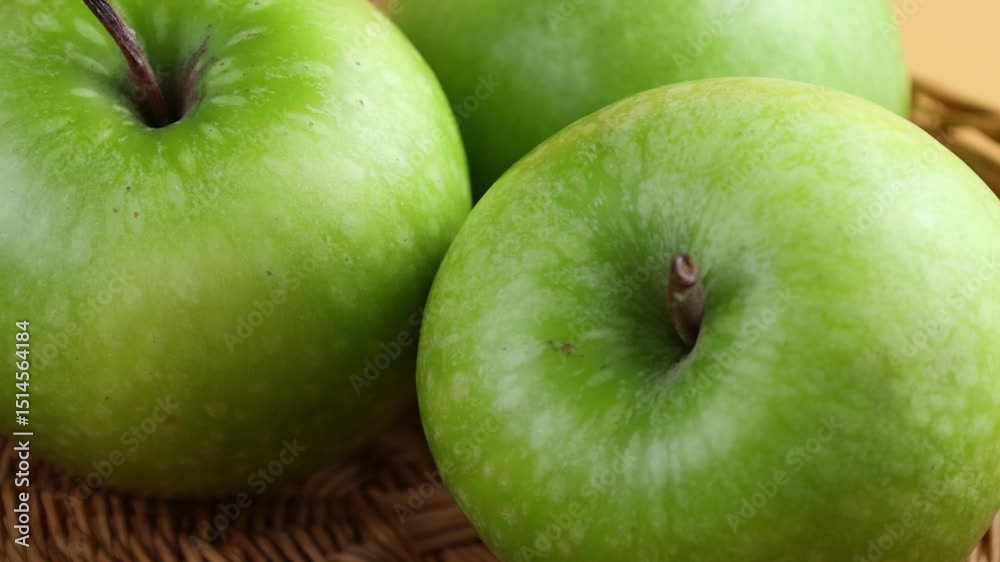 Close-up of green apple Close-up of green apple