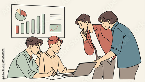 business people working together