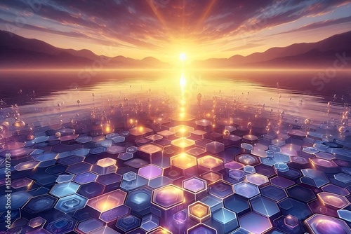 Twilight Crystals: Reflections Beneath the Surface