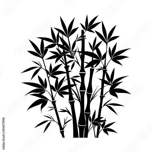 bamboo tree vector 